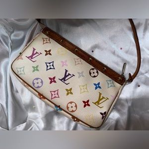 Louis Vuitton Takashi Murakami Multicolor Pochette